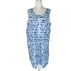 Chico’s Zenergy Printed Neema Dress Alabaster, NWT, Chico’s Size 4 or 20 or XXL